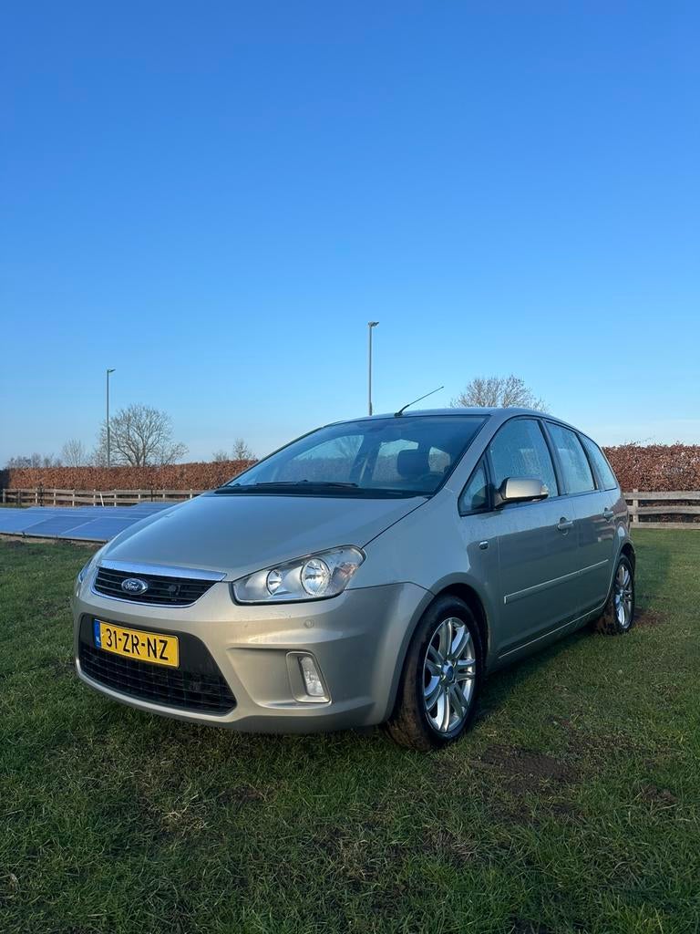 Ford C-Max 1.8 92KW 2008 grijs, Auto's, Ford, Voorwielaandrijving, 125 pk, 4 cilinders, Bruin