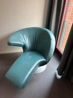 Leolux fauteuil parabolica, Huis en Inrichting, Fauteuils, Ophalen, Gebruikt, 50 tot 75 cm, Leer