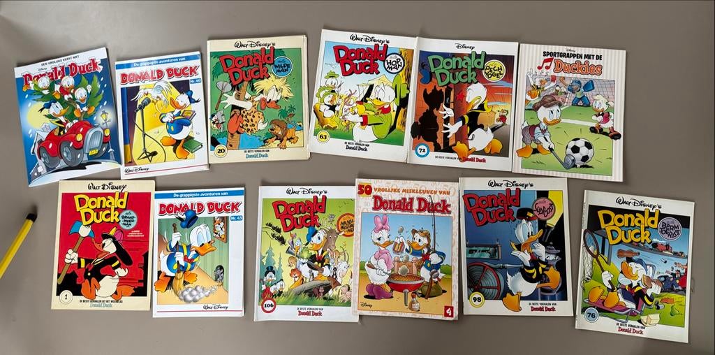 12 Donald Duck Strips - Leuke Collectie!, Meerdere stripboeken, Ophalen of Verzenden, Gelezen