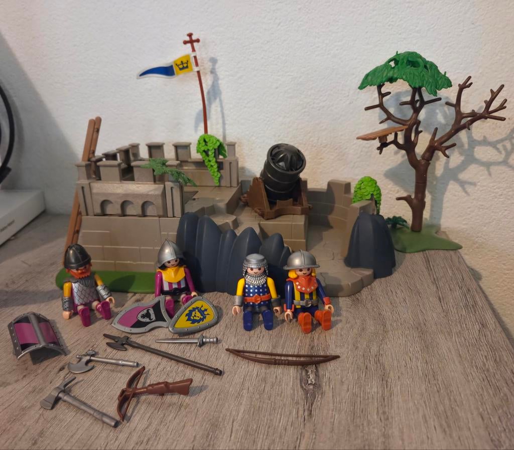 Playmobil ridders middeleeuwen, Kinderen en Baby's, Speelgoed | Playmobil, Ophalen of Verzenden, Zo goed als nieuw