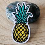 Strijk embleem Iron on Patch applicatie Ananas, Hobby en Vrije tijd, D, Verzenden, Nieuw, D