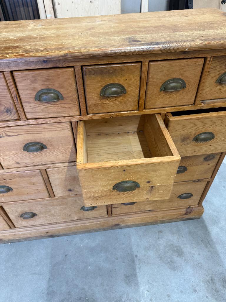 Ladekast antiek, Huis en Inrichting, Kasten | Ladekasten, Ophalen, Apothekerskast, Gebruikt, 100 tot 150 cm