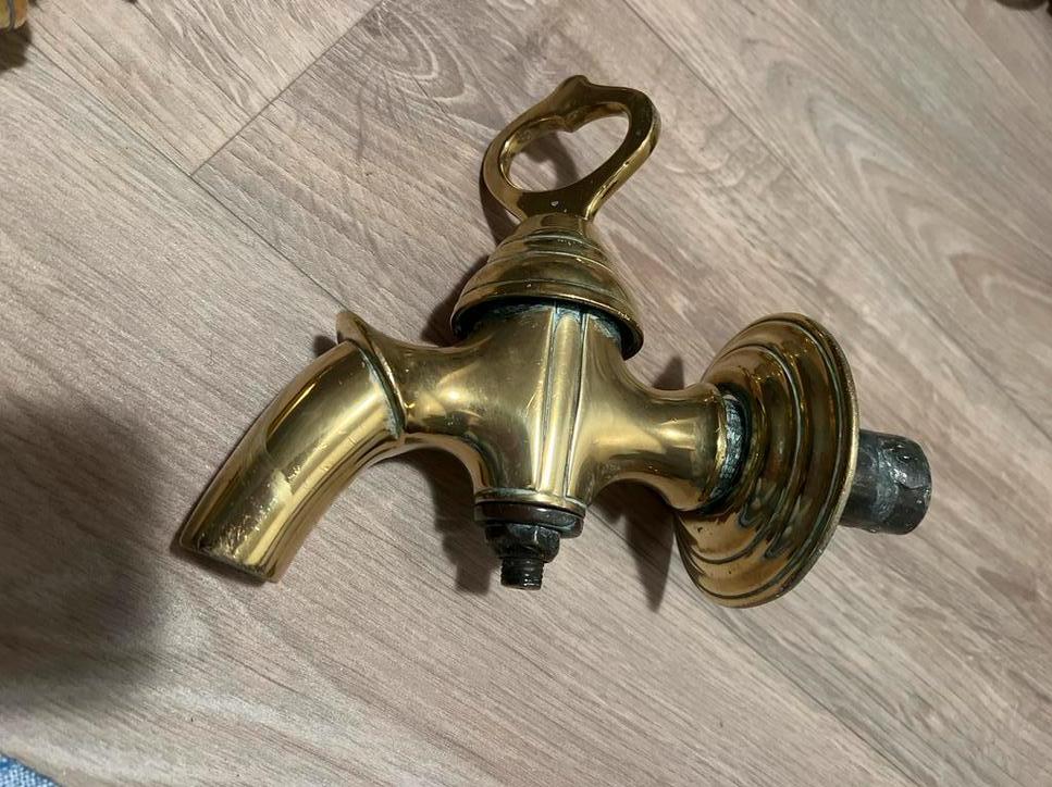 Vintage koperen pomp kraan, Antiek en Kunst, Antiek | Koper en Brons, Ophalen of Verzenden, Koper