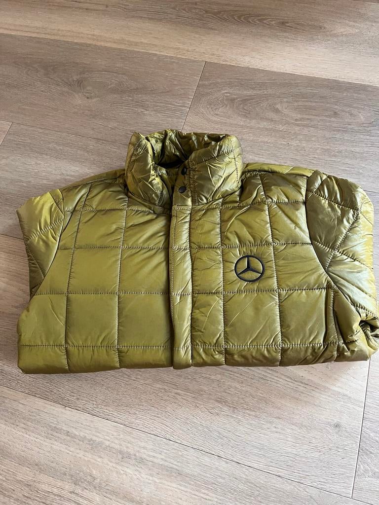 Nieuwe Mercedes Tussenjas Maat M - Uniseks Kwaliteit, Kleding | Heren, Ophalen of Verzenden, Nieuw, Maat 48/50 (M), Groen