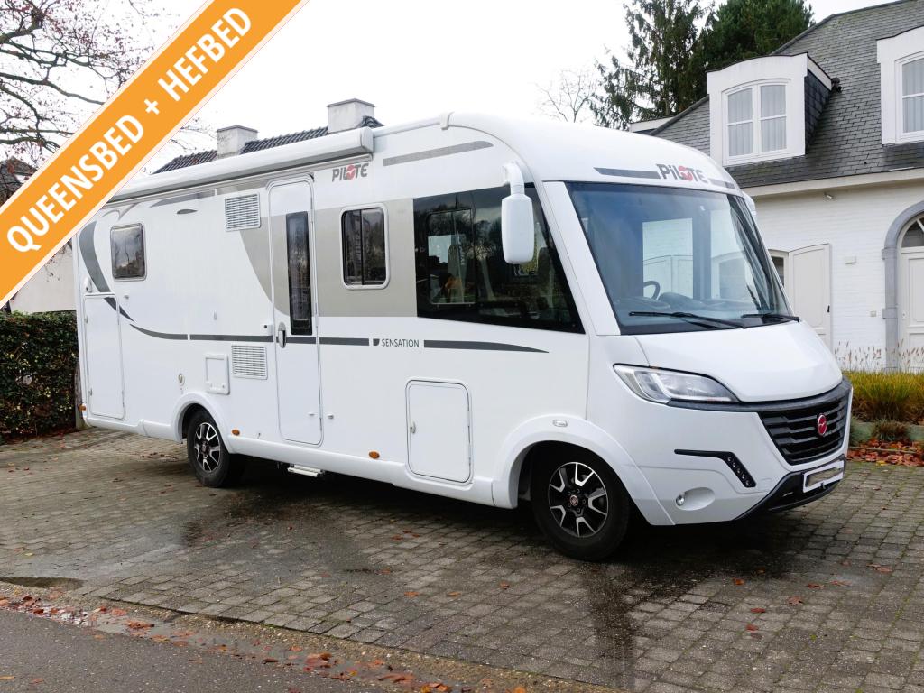Pilote Sensation G740 Automaat 150pk, Caravans en Kamperen, Campers, Achteruitrijcamera, Ringverwarming, Fiat, Luifel