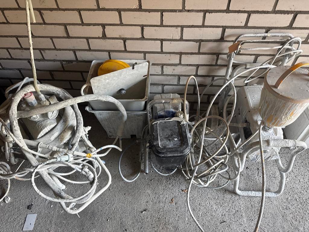 Graco, Wagner verfspuiten en oude Wagner spuit, Ophalen, Gebruikt, Verfspuit of Verfpomp