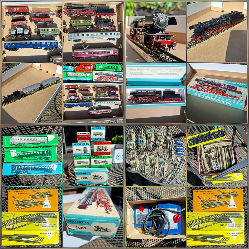 Märklin HO Treinen uit de jaren '60 - Grote Collectie, Hobby en Vrije tijd, Modeltreinen | H0, Gebruikt, Treinset, Wisselstroom