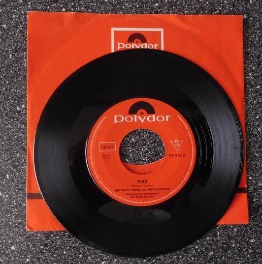 The Crazy World of Arthur Brown - fire, 7 inch, Single, Ophalen of Verzenden, Zo goed als nieuw