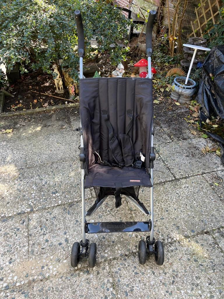 Zwarte buggy, Ophalen of Verzenden, Gebruikt, Overige merken, Verstelbare rugleuning