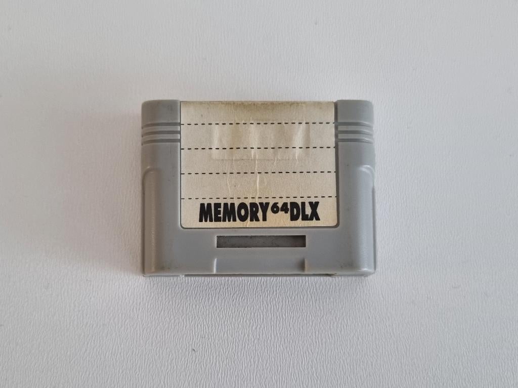 Memory 64 DLX Nintendo 64 N64 Memory Card / Controller Pack, Spelcomputers en Games, Games | Nintendo 64, Gebruikt, 1 speler, Vanaf 3 jaar