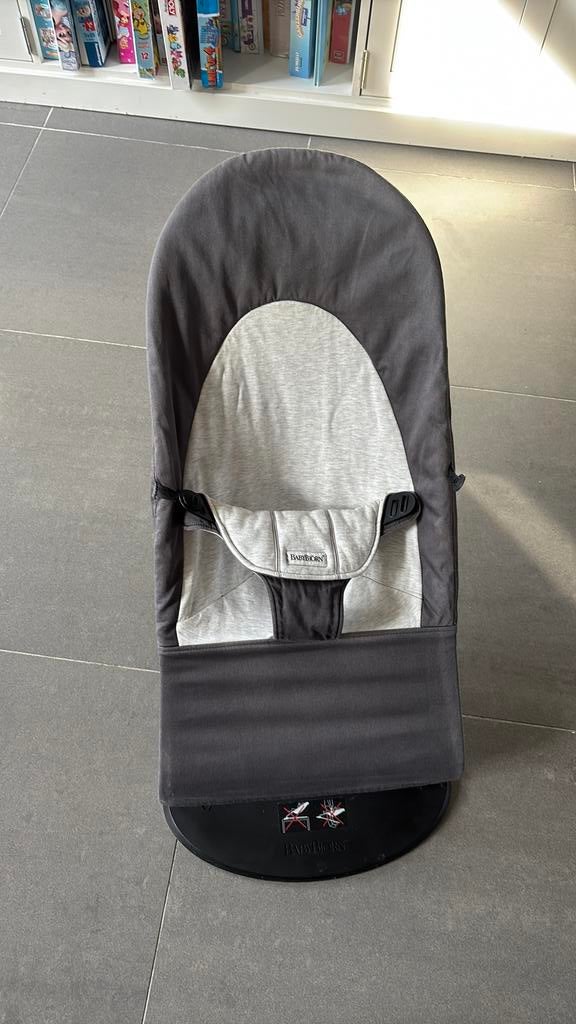 Baby Bjorn balance wipstoel donkergrijs, Kinderen en Baby's, Wipstoeltjes, Gebruikt, Verstelbaar, Wipstoel, Ophalen