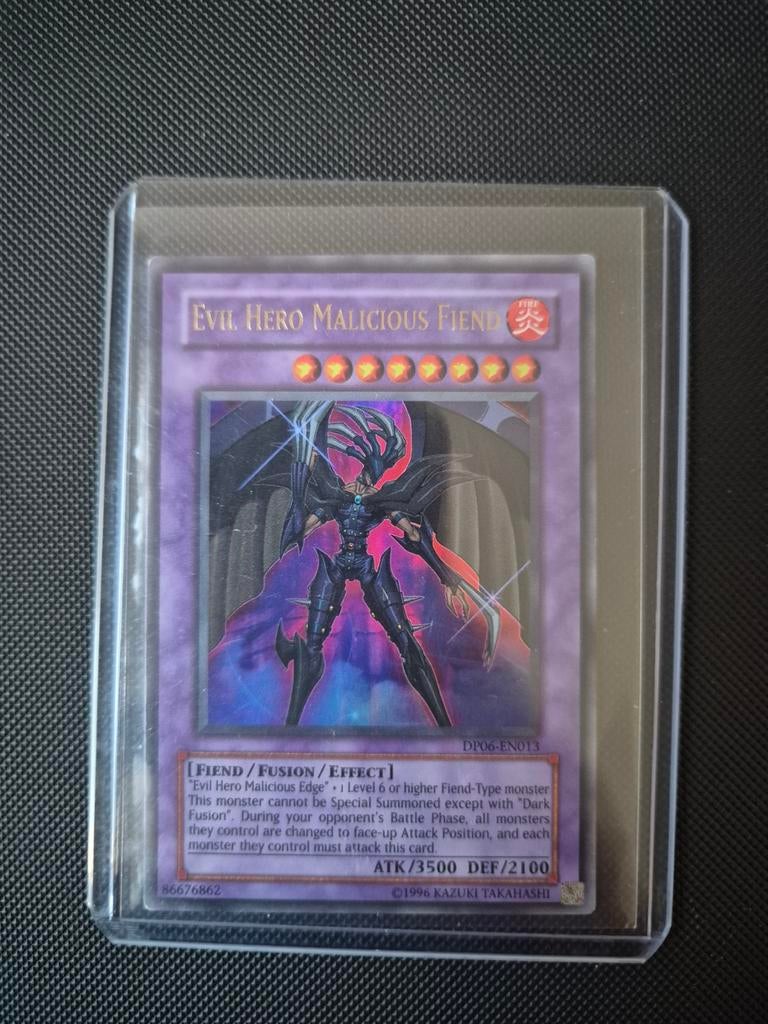 Yu-Gi-Oh! Evil HERO Malicious Fiend DP06-EN013 Foil, Hobby en Vrije tijd, Verzamelkaartspellen | Yu-gi-Oh!, Ophalen of Verzenden