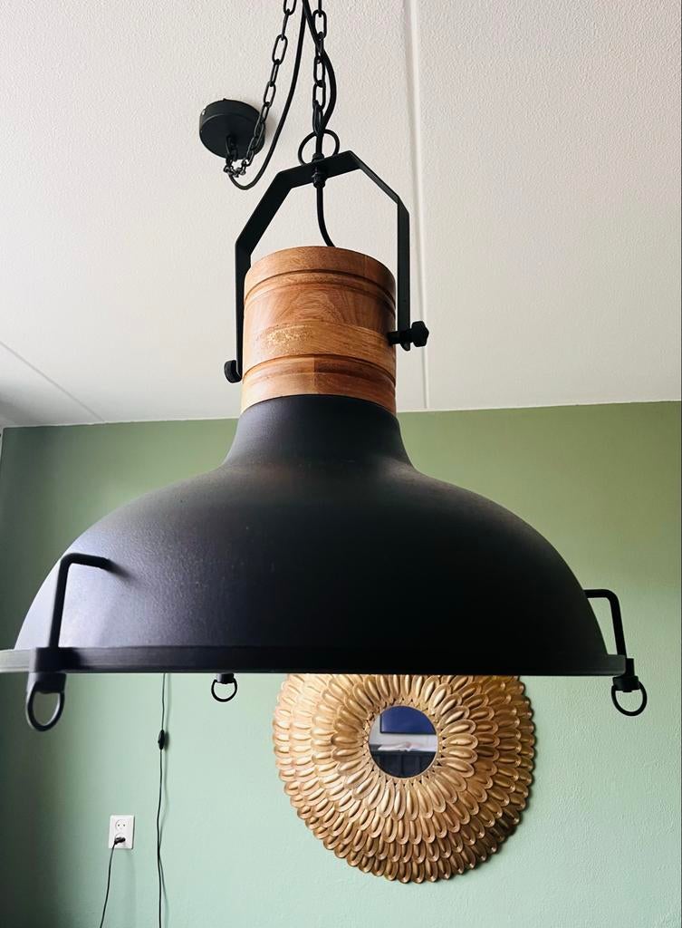 Industriële plafondlamp BePureHome, Ø 48 cm, Huis en Inrichting, Lampen | Hanglampen, Ophalen, Gebruikt, Metaal, 75 cm of meer