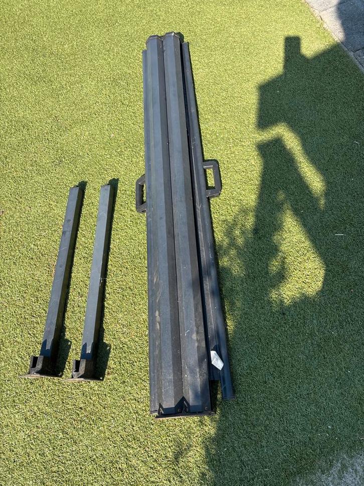 Hoekwindscherm Lidle - Zeer nette staat, weinig gebruikt, Caravans en Kamperen, Windschermen, Zo goed als nieuw, Uittrekbaar, Ophalen of Verzenden