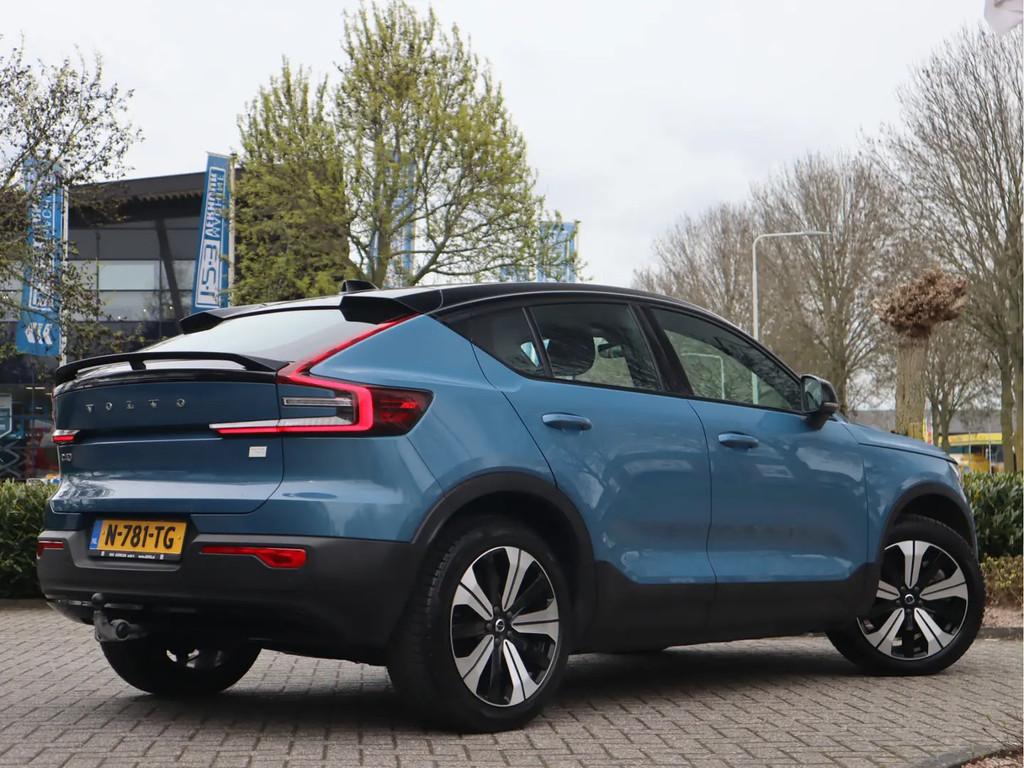 Volvo C40 Recharge Twin Intro Edition 78 kWh € 26.495,00, Stof, Blauw, Origineel Nederlands, 204 pk