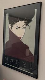 poster The Book van Patrick Nagel in zwarte lijst, Ophalen, Met lijst, A1 t/m A3, Overige onderwerpen