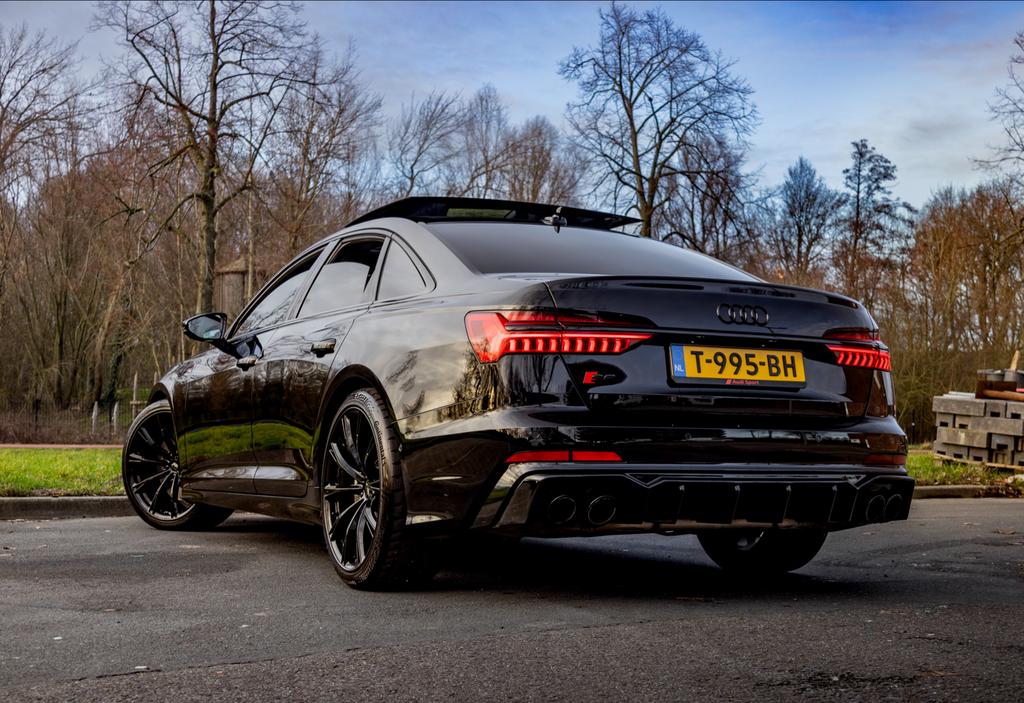 Audi A6 S6 55 TFSI ABT FORGED | Panorama | Black ED | Uniek, Auto's, Automaat, 2000 kg, Zwart, Vierwielaandrijving
