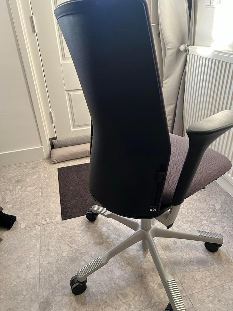 Hag bureaustoel grijs, Ophalen, Gebruikt, Grijs, Bureaustoel