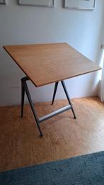 Vintage tekentafel Friso Kramer/Wim Rietveld, Ophalen, In hoogte verstelbaar, Gebruikt, Bureau