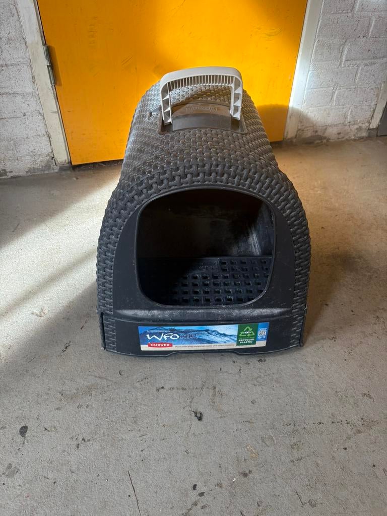 Kattenbak, Ophalen, Gebruikt