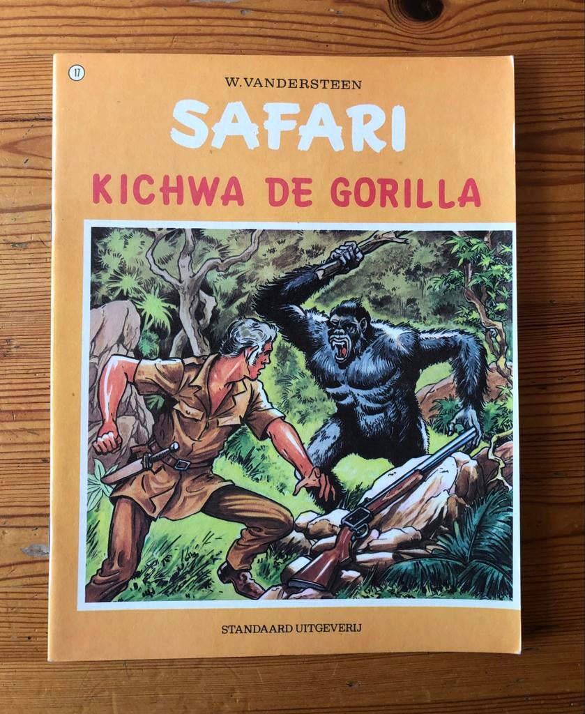 Safari: Kichwa de Gorilla - W. Vandersteen, Eén stripboek, Ophalen, Gelezen