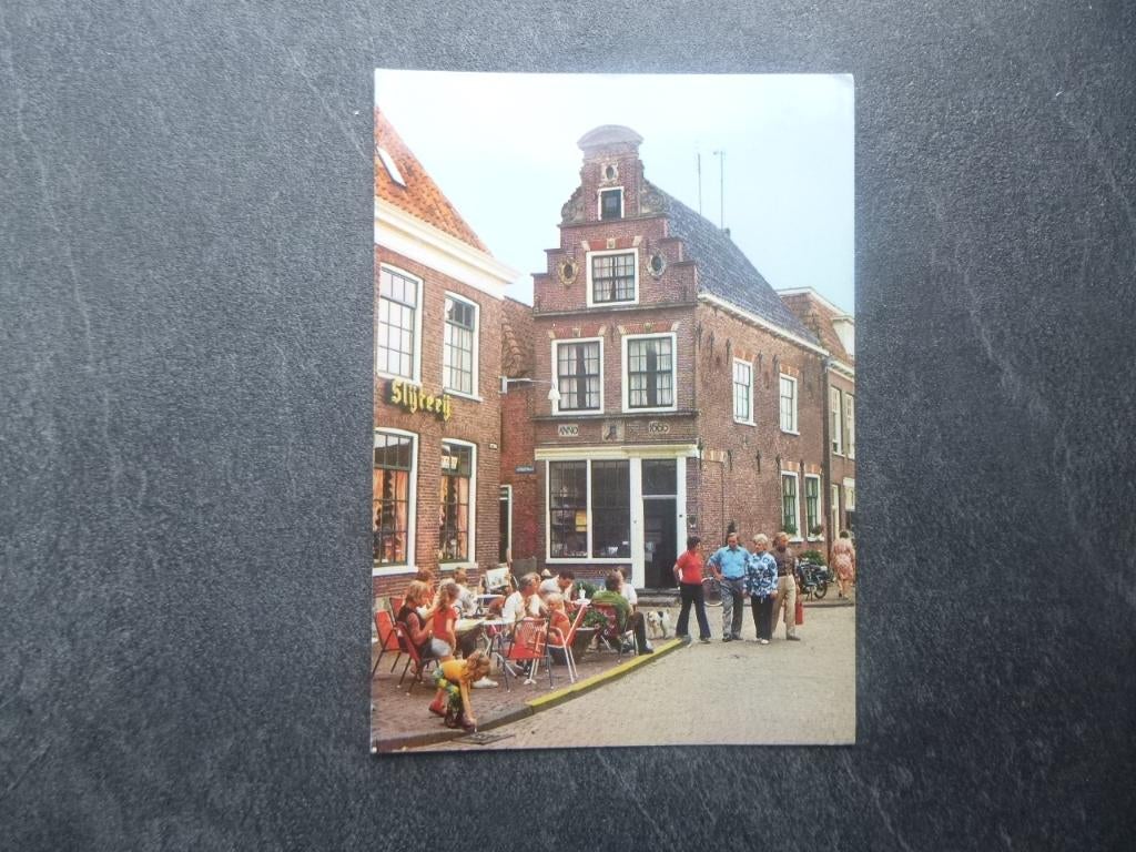 Blokzijl, terras/slijterij, Verzenden, 1980 tot heden, Gelopen, Gelderland