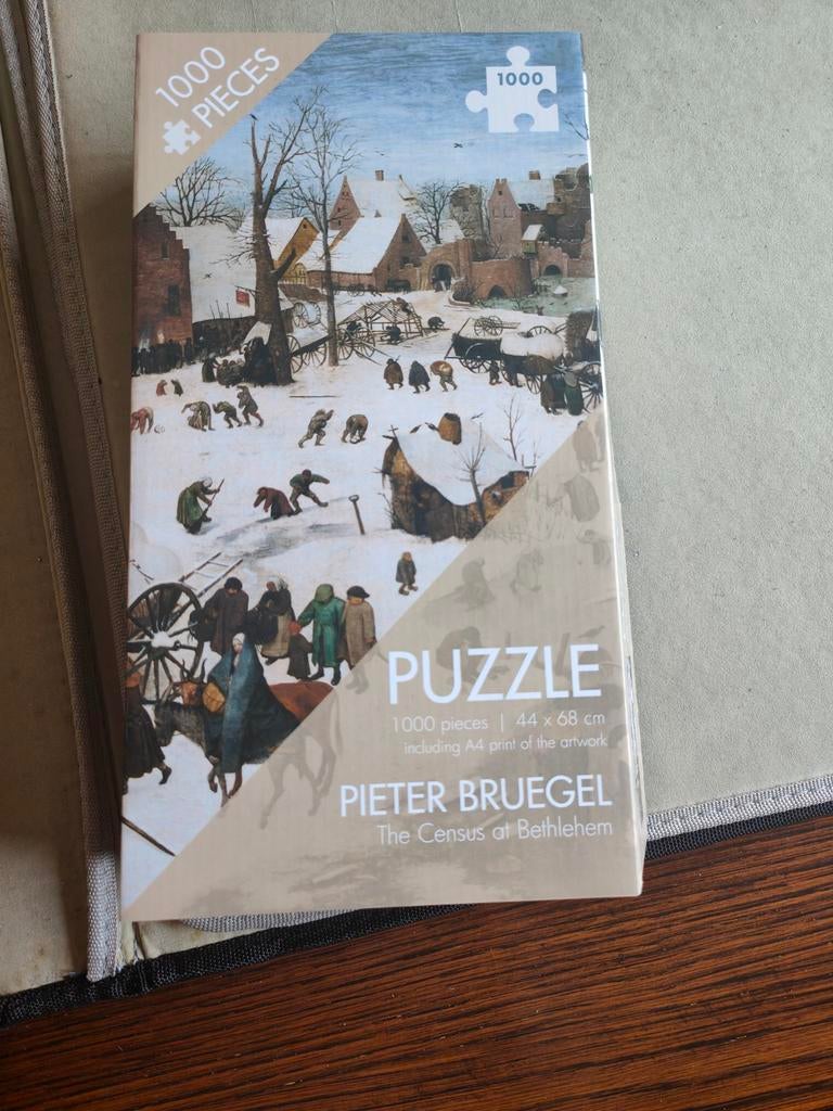 Legpuzzel Pieter Bruegel - De volkstelling in Bethlehem, Ophalen of Verzenden