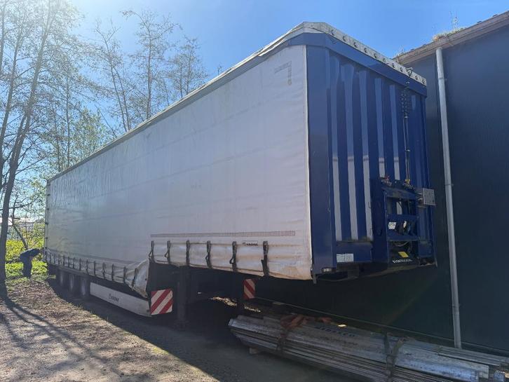 SCHUIFZEIL /SEMI DIEPLADER/ PORTAAL VERBREDERS / 2021, Auto's, Vrachtwagens, Bedrijf, Aanhangers en Opleggers, Ophalen