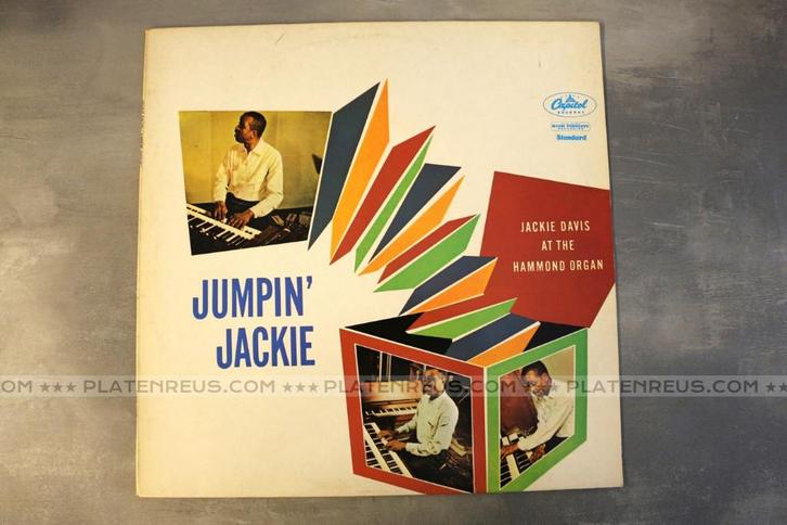 LP Jackie Davis – Jumpin' Jackie ( 1958 Jazz ) 4556, Cd's en Dvd's, Vinyl | Jazz en Blues, Gebruikt, Jazz, 1960 tot 1980, 12 inch