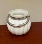 Riverdale glazen windlichthouder met metalen beugel, nieuw, Overige materialen, Wit, Nieuw, Ophalen of Verzenden