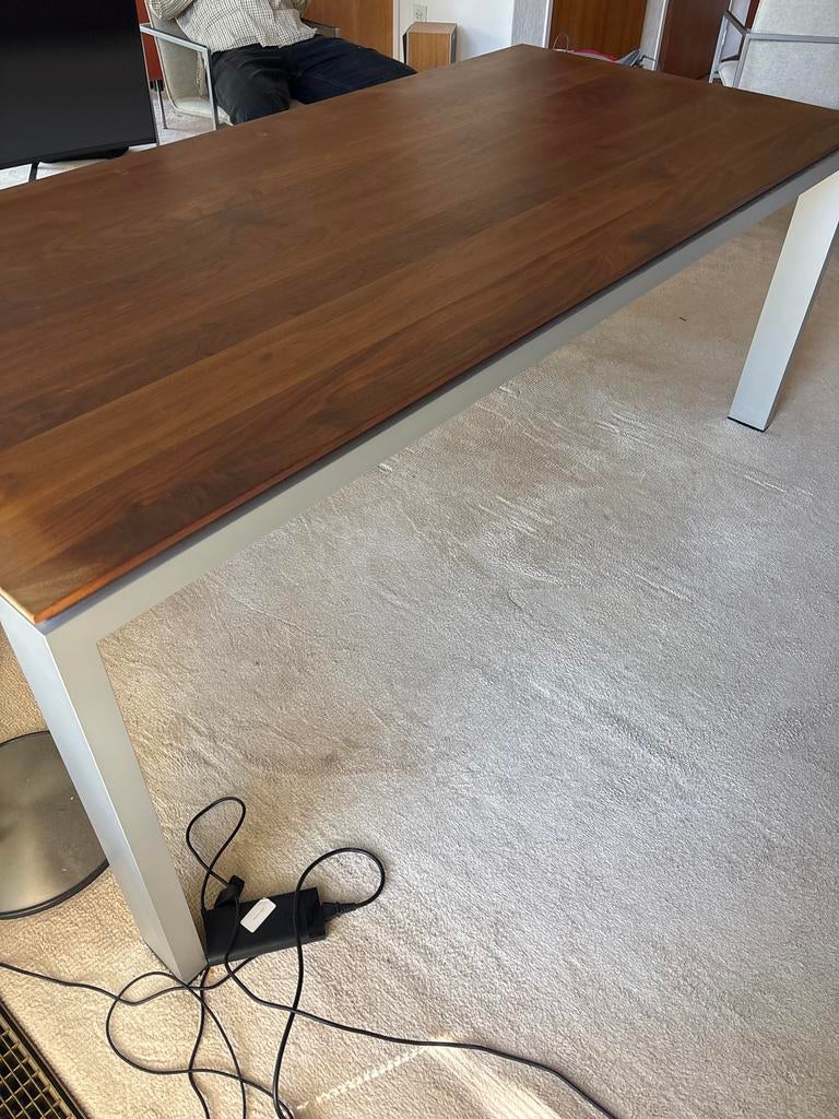 Arco uitschuifbare eettafel - Modern design, Gebruikt, 100 tot 150 cm, 200 cm of meer, Ophalen of Verzenden