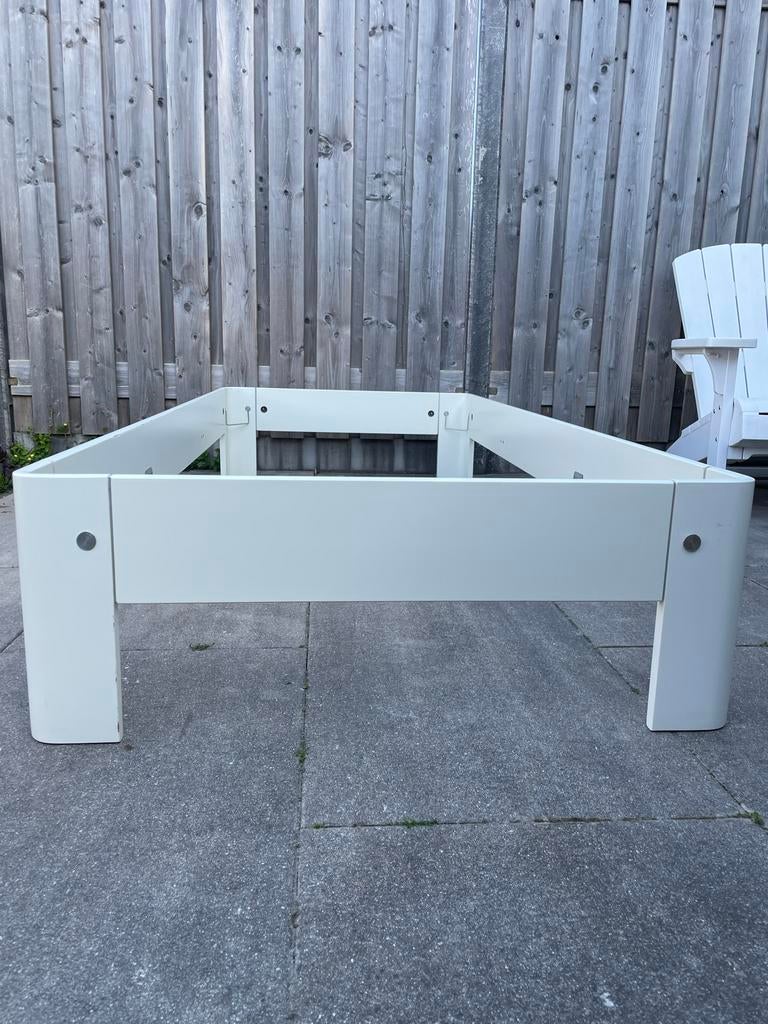 Auping Auronde bedombouw wit 90x200 (34cm hoog), Ophalen, Gebruikt, 90 cm, Eenpersoons