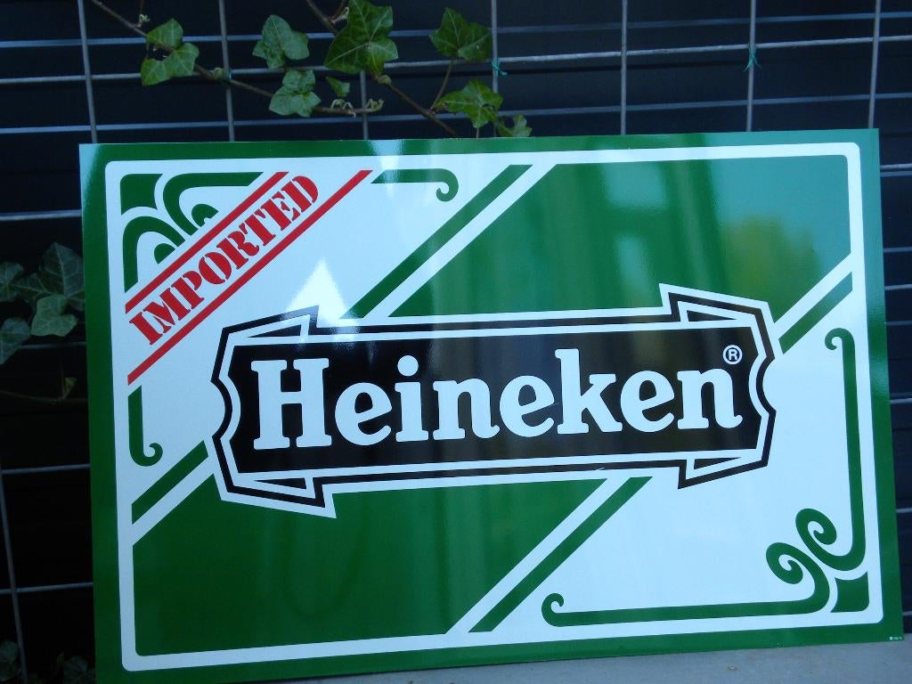 Heineken blik, Verzamelen, Merken en Reclamevoorwerpen, Ophalen of Verzenden, Zo goed als nieuw, Reclamebord