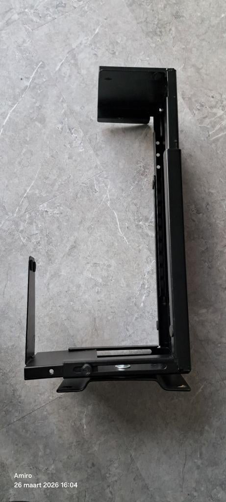 Zwart metalen beugel voor computer, Ophalen of Verzenden