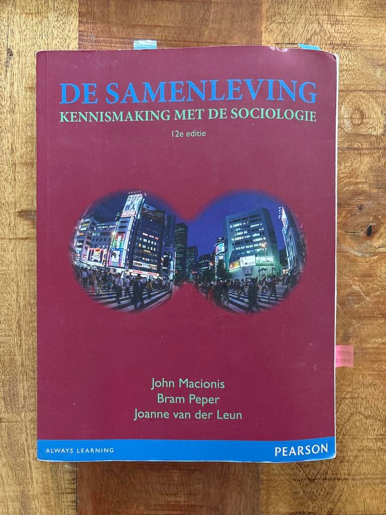 De Samenleving: Kennismaking met de Sociologie (12e editie), Boeken, Ophalen of Verzenden, Gamma, Gelezen, HBO