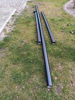 Regenpijp PVC zwart 80mm met bocht, Ophalen of Verzenden