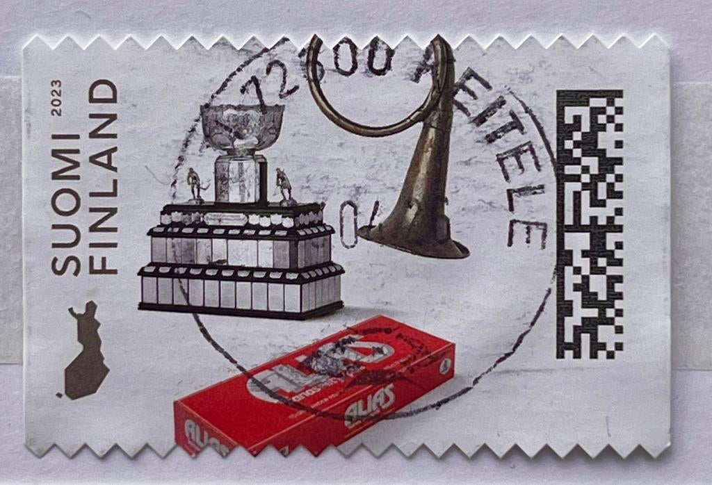 Postzegel Finland 2023 100 jaar Finse museumvereniging, Verzenden, Finland, Gestempeld