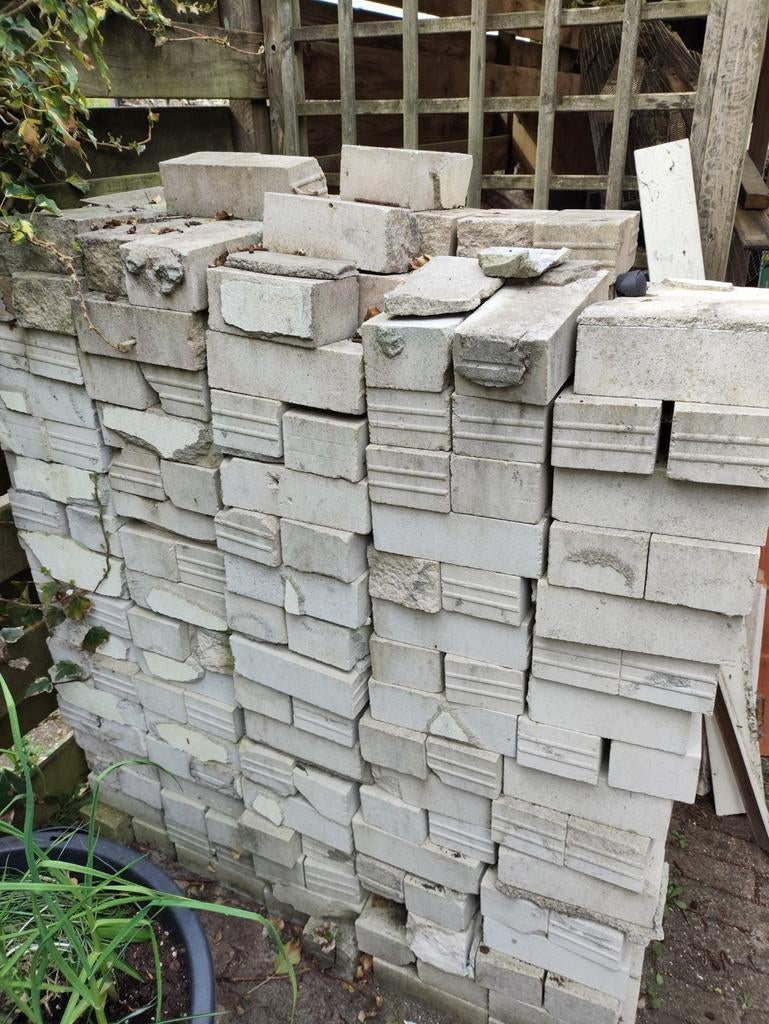 Gebruikte stenen voor tuin of constructie, Doe-het-zelf en Verbouw, Metselstenen, Ophalen, Gebruikt, Overige typen