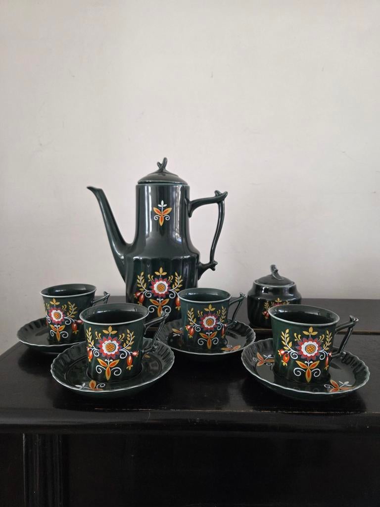 Vintage servies Jaren 60 - Puntgaaf!, Keramiek, Ophalen of Verzenden, Zo goed als nieuw, Overige stijlen