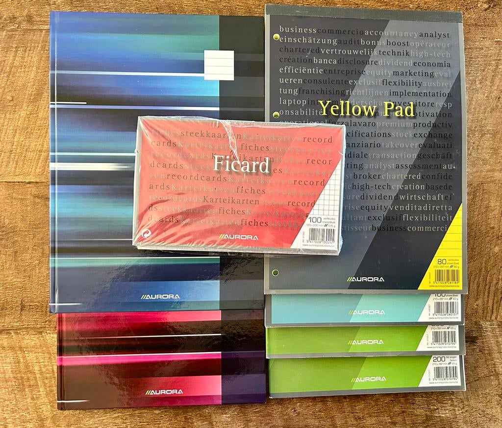Pakket Aurora schrijf- blokken en boeken, Ophalen of Verzenden, Nieuw