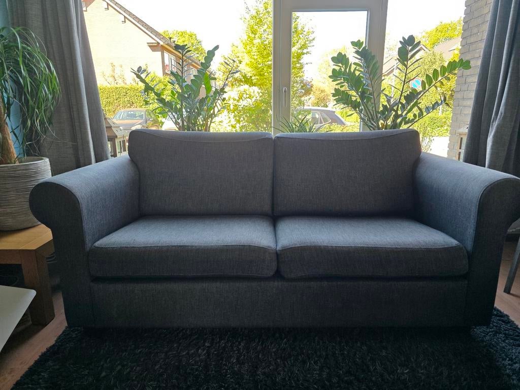 Bankstijl grijs doe een mooi bod!, Ophalen of Verzenden, Gebruikt