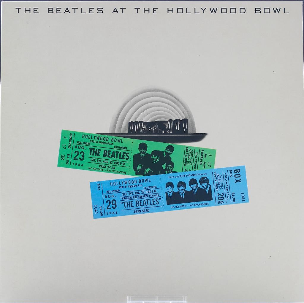 The Beatles at the Hollywood Bowl LP 1St. UK Press MINT-, Ophalen of Verzenden, 1970 - 1979, Originele persing, 12 inch