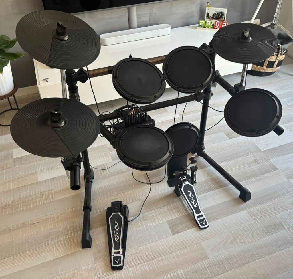 Millenium MPS-200 E-Drum Set – Compleet & Speelklaar, Ophalen, Gebruikt, Overige merken, Elektronisch