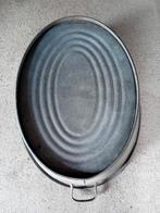 Ovale zinken teil in goede staat, Ophalen, Zo goed als nieuw