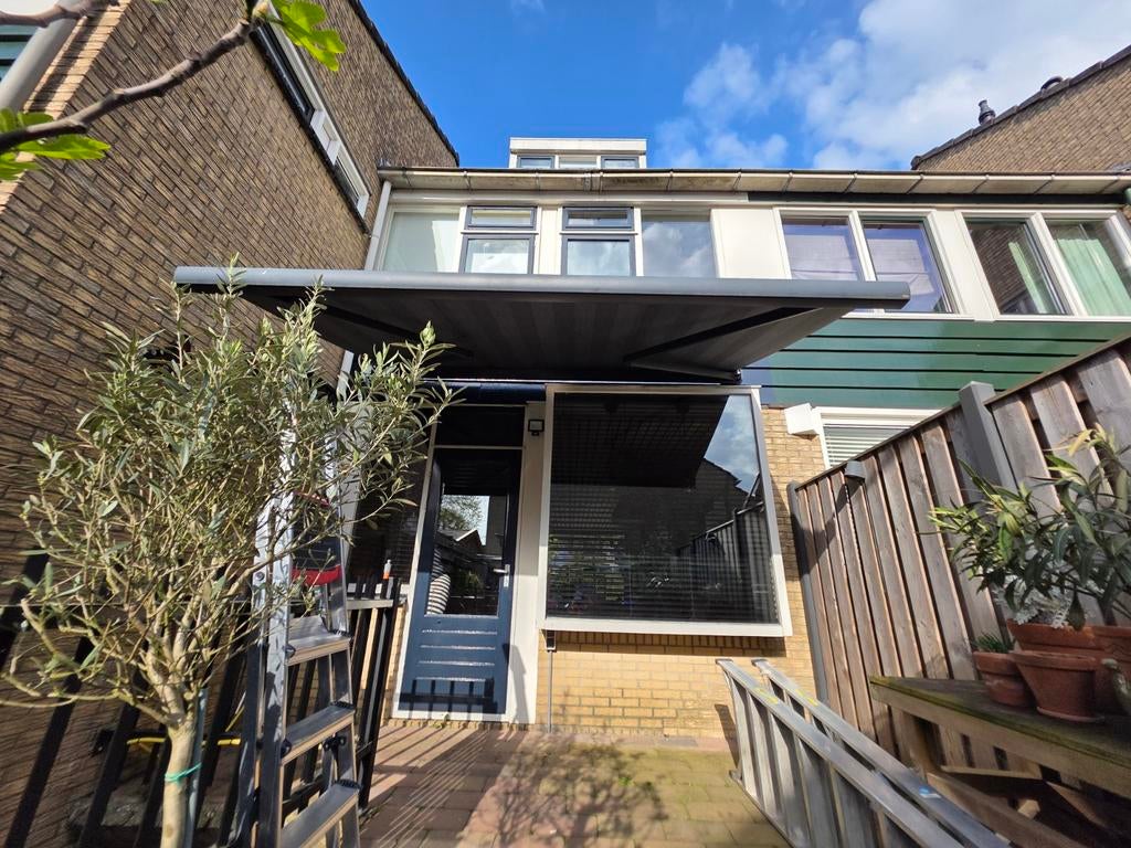 Gezocht wie kan mijn zonnenscherm afstellen somfy Rst orea, Tuin en Terras, Zonneschermen, Ophalen, Gebruikt, Elektrisch, 250 cm tot 450 cm