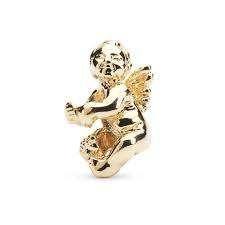 Trollbeads bedel engel goud, Ophalen of Verzenden, Nieuw, Goud, Trollbeads
