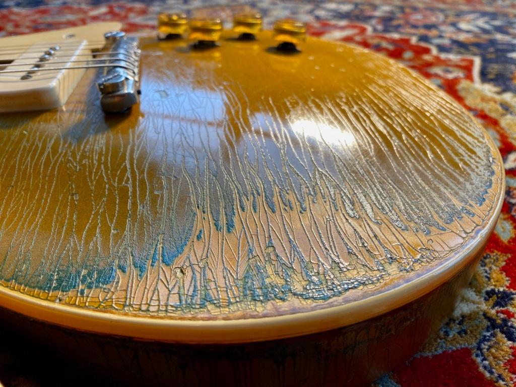 1955 Gibson Les Paul Standard All Gold Goldtop, Muziek en Instrumenten, Snaarinstrumenten | Gitaren | Elektrisch, Gibson, Gebruikt