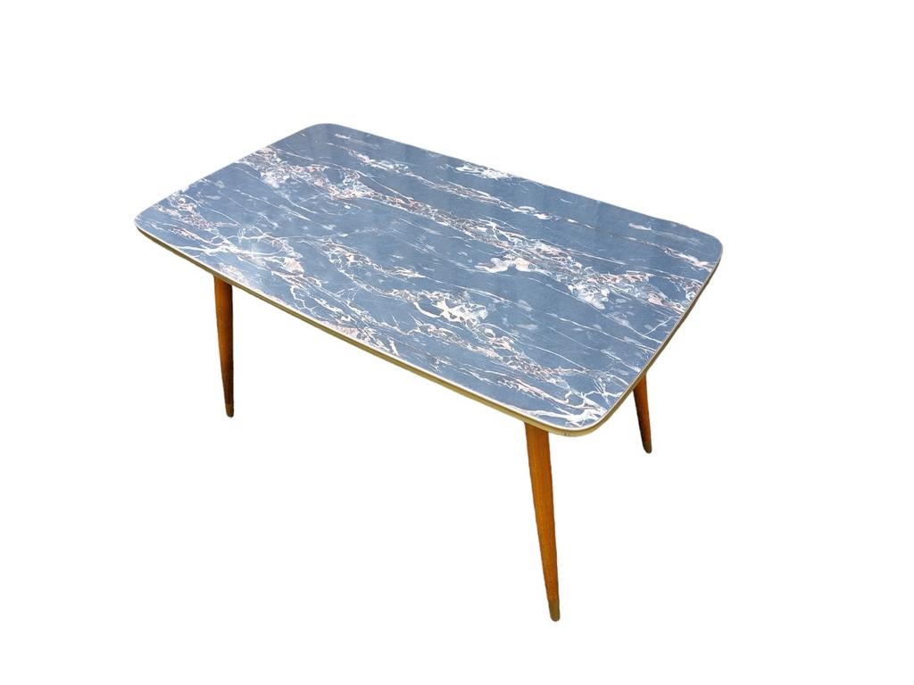 Vintage formica tafel, koffietafel, bijzettafel, Ophalen