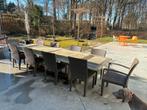 DEDON + GLOSTER TUINMEUBELEN - Luxe Eettafelset, Ophalen, Gebruikt, Eettafel, Meer dan 8 zitplaatsen