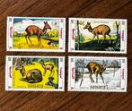 Mongolië 1990 Hert muskushert dieren postfris, Ophalen of Verzenden, Postfris